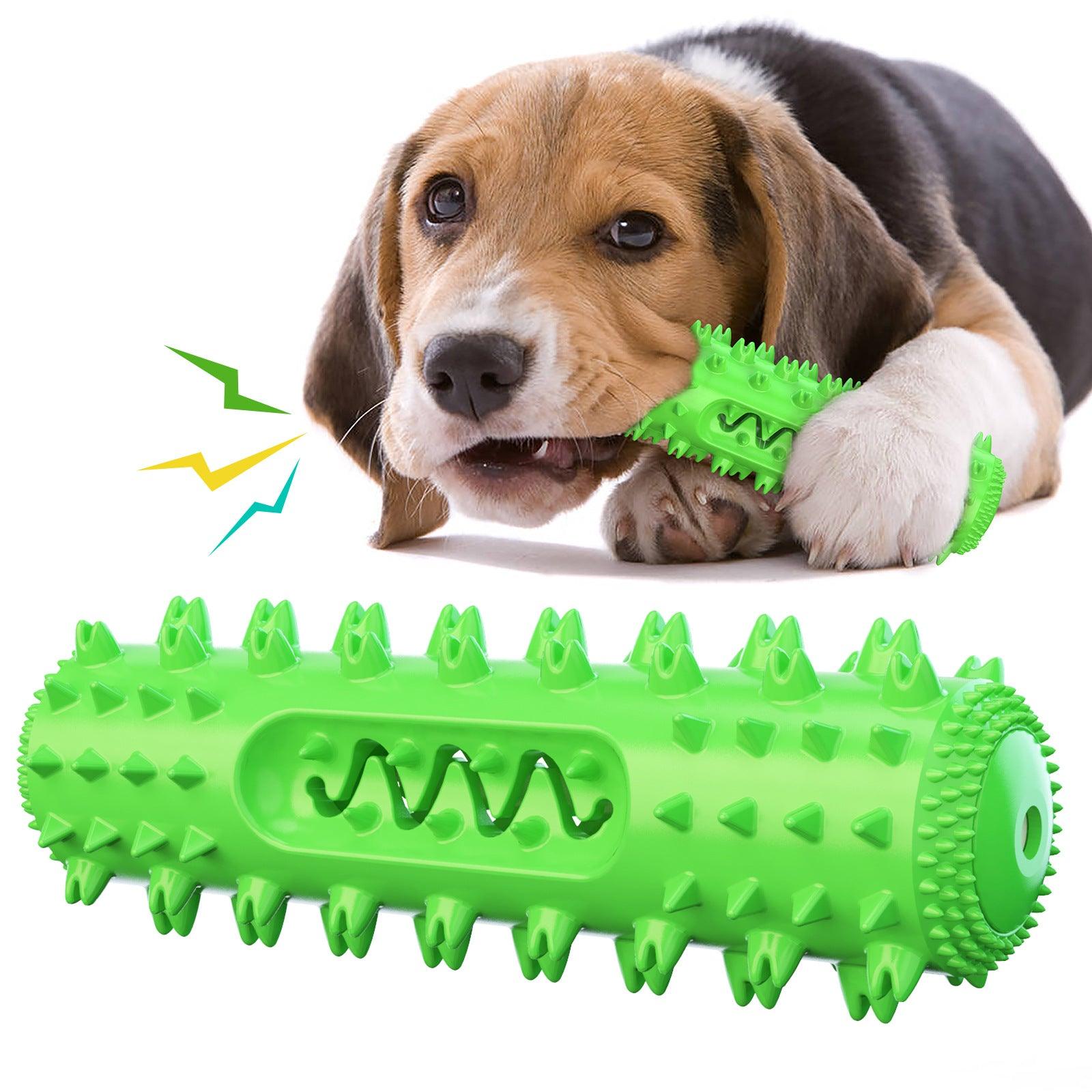 Pet Dental Delight: Interactive Dog Toothbrush And Teething Toy